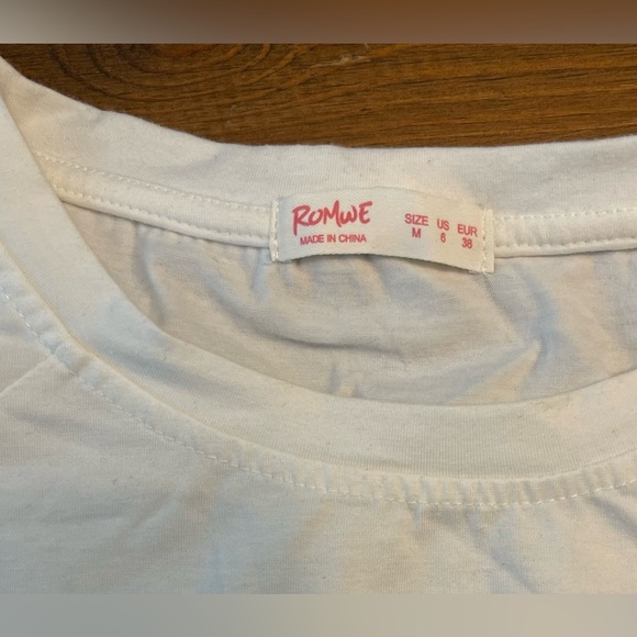 Stranger Things | White Short Sleeve Cropped Shirt | T Shirt | Women’s Medium - Picture 2 of 2